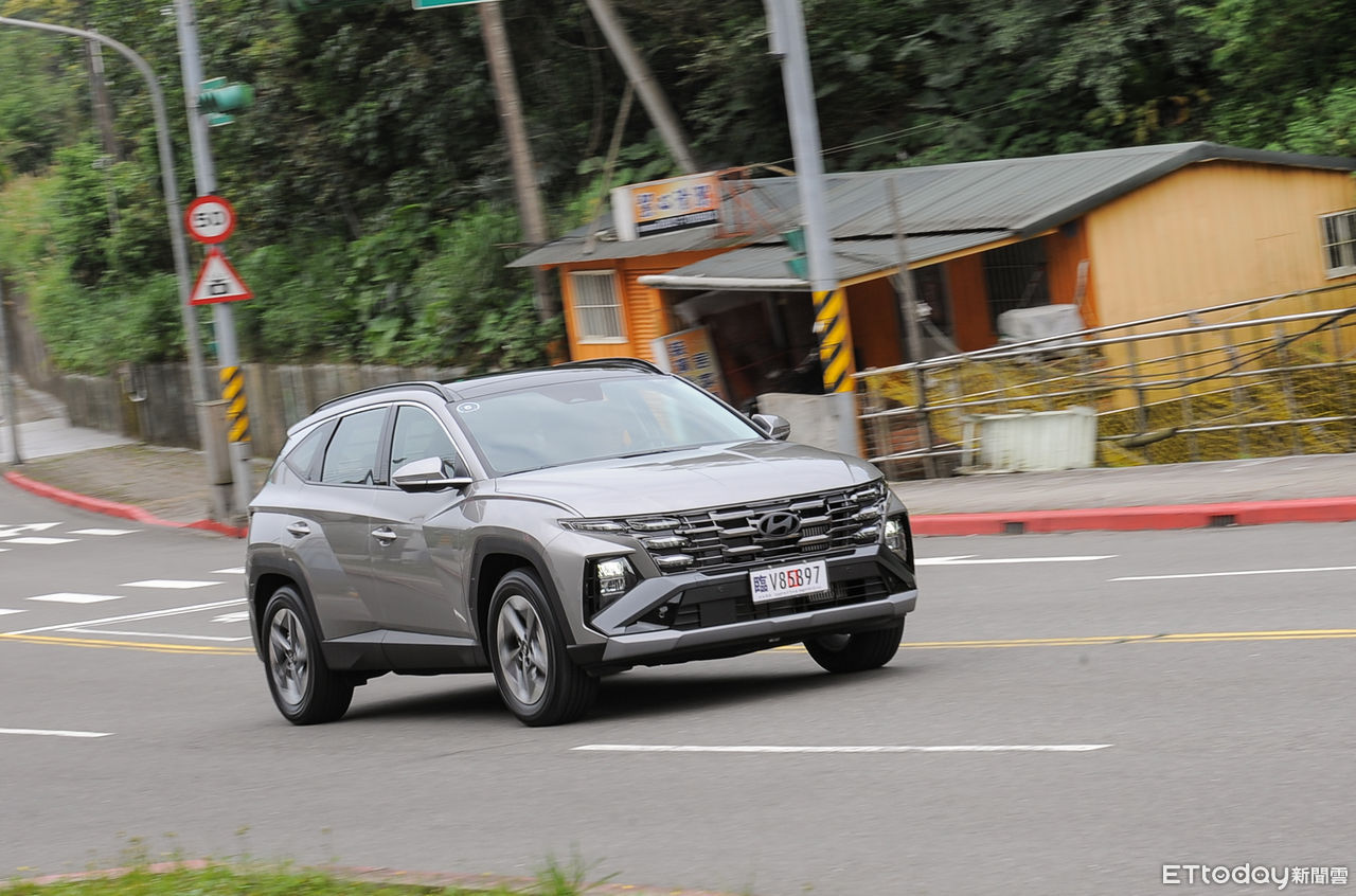 ▲Hyundai小改款Tucson L GLT-B試駕。（圖／記者林鼎智攝）