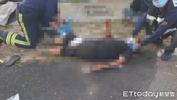 ▲▼嘉義縣竹崎鄉166縣道4月7日發生一起嚴重車禍             。（圖／記者翁伊森翻攝）