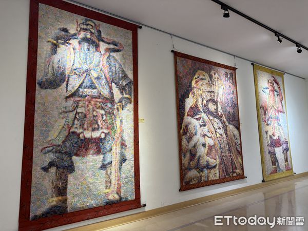 ▲展覽呈現周秀惠老師與雲林縣笨港文創拼布發展協會會員致力於拼布藝術的成果。（圖／記者游瓊華翻攝）