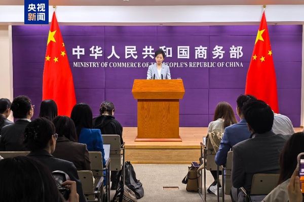 ▲▼大陸商務部新聞發言人何詠前。（圖／翻攝央視新聞）