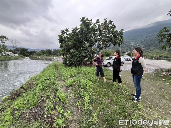 ▲▼花蓮縣政府農業處訪視養殖外銷業者並實地瞭解困境。（圖／花蓮縣政府提供，下同）