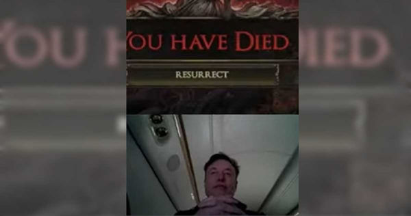 馬斯克開直播玩遊戲遭網友一頓狂嗆，讓他後來以「連線中斷」草草結束直播。（圖／翻攝自YouTube／Forever Immortal）