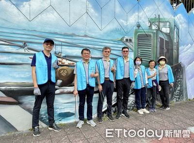 台鹽志工隊響應世界地球日! 健走打掃與社區共護環保