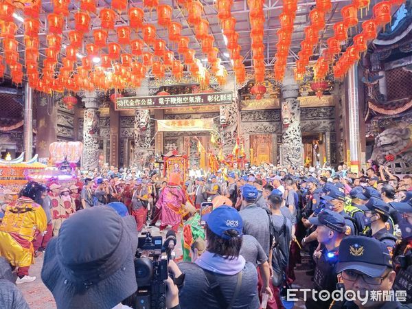 ▲大甲鎮瀾宮媽祖駐駕奠安宮。（圖／記者唐詠絮攝）