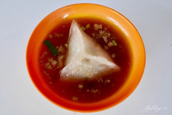 ▲▼雲林西螺｜西螺三角大水餃．跟肉圓一樣大的水晶餃，在地飄香50年銅板美食。（圖／部落客飛天璇的口袋授權提供）