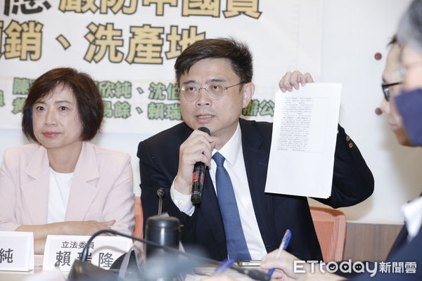 ▲▼民進黨立法委員陳素月、何欣純、沈伯洋、賴瑞隆、蔡易餘共同召開「台灣防線要守住，慎防中國洗產地，關稅談判更不利！」記者會。（圖／記者湯興漢攝）