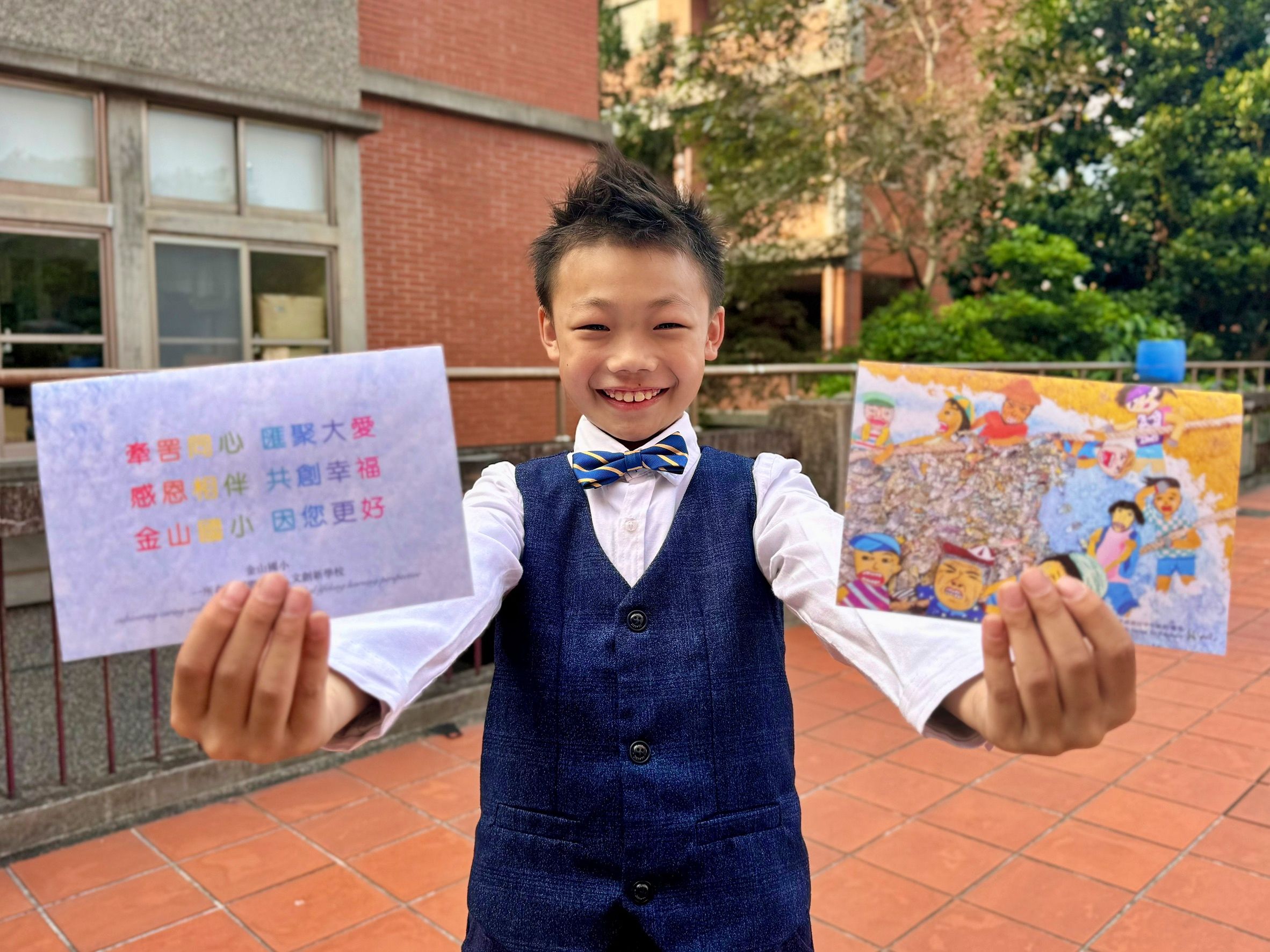 ▲新北金山國小藝術之光。（圖／新北市金山國小提供）