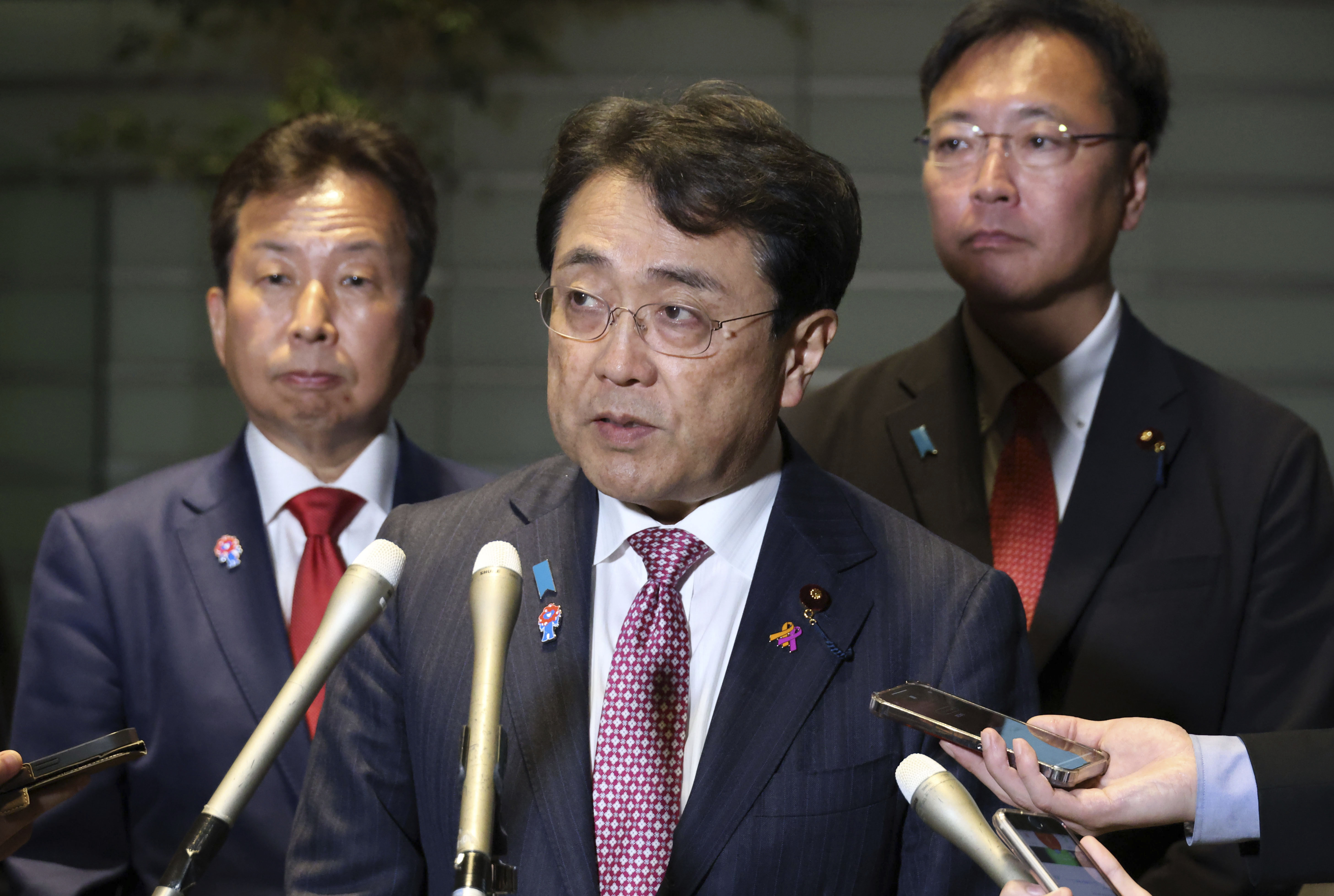 ▲▼日本下周將派經濟再生擔當大臣赤澤亮生，赴美針對關稅政策進行談判。（圖／達志影像／美聯社）