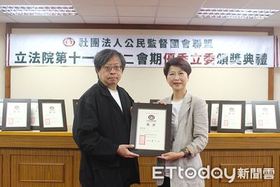 陳亭妃獲公督盟、口袋國會雙評鑑肯定 持續為民監督拚經濟顧民生