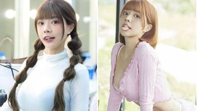 中職最正MC跳舞「浴袍滑下來」！比基尼露出來了  超兇事業線被看光