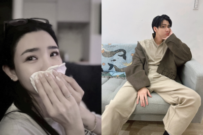 許允樂崩潰爆哭半小時！　「眼睛腫到睜不開」李玉璽捏臉放閃被抓包