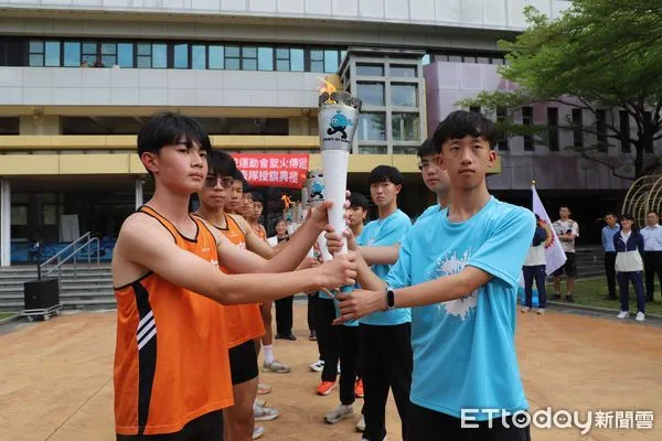 ▲114全國中等學校運動會聖火 雲林傳遞儀式。（圖／記者游瓊華翻攝）