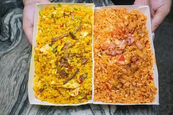 ▲▼高雄炒飯【喬品賣炒飯】苓雅美食|網友直呼全台十大炒飯|傳承兩代的好味道|牛腩絲尬咖哩炒飯有夠香。（圖／部落客美熊授權提供）