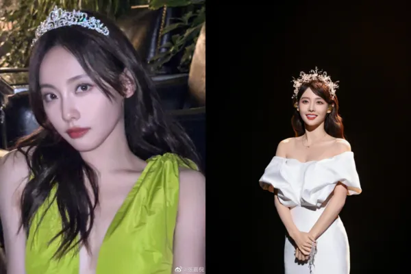 ▲▼「延禧最美妃子」張嘉倪消失1年半　深V站C位復出。（圖／翻攝自微博）