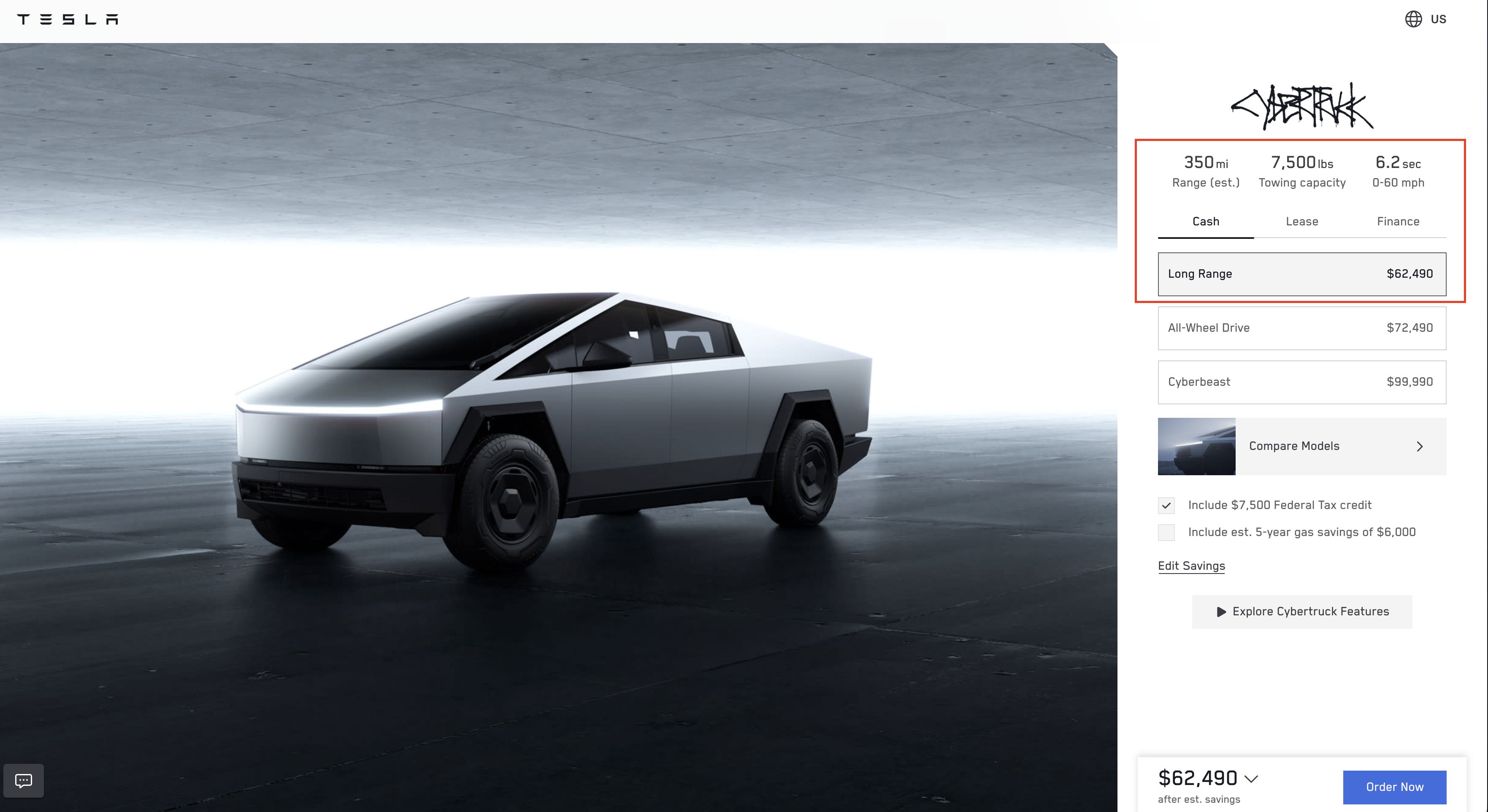 ▲特斯拉入門版Cybertruck（圖／翻攝自Tesla）