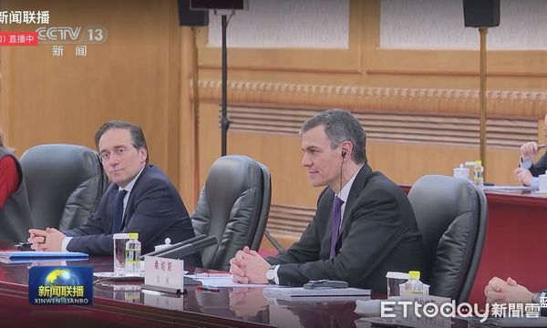 ▲▼ 西班牙、大陸、李強、桑切斯、戰略合作（2025.4.11）           。（圖／翻攝 央視）