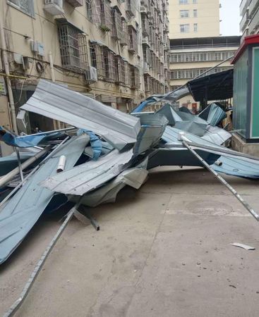 ▲▼河南出現15級大風。（圖／翻攝自微博）