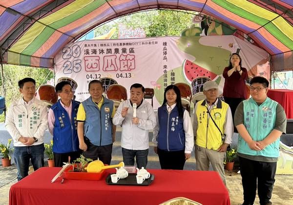 ▲桃園溪海休閒農業區西瓜節