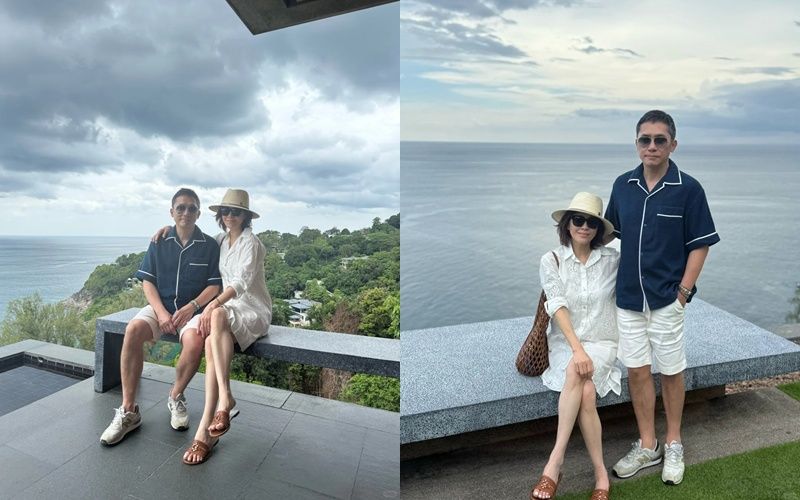 ▲劉嘉玲與老公梁朝偉的甜蜜合照。（圖／翻攝自小紅書／劉嘉玲）