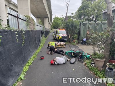 快訊/霧峰雙載機車疑自摔!1男撞破頭「血流一地」 命危送醫搶救