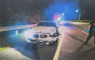 台南台1線1死2傷車禍!BMW駕駛撞2機車 肇逃400m棄車落跑畫面曝