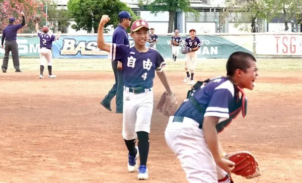 ▲曾昱傑後援1局無安打無失分，關門成功。（圖／學生棒聯提供）