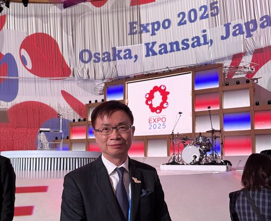 ▲黃志芳受邀參加2025大阪世博開幕式。（圖／貿協提供）
