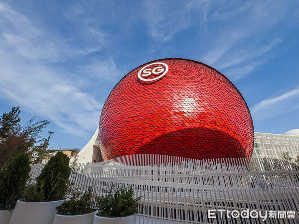 ▲▼2025大阪萬博，2025大阪世博，2025大阪關西世界博覽會新加坡館。（圖／記者蔡玟君攝）