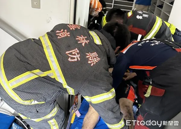 ▲▼     斗六一間食品廠發生工安意外        。（圖／記者游瓊華翻攝）