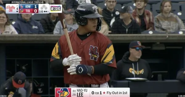 ▲李灝宇。（圖／截自MiLB TV）