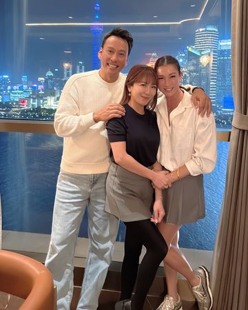 ▲▼李佩甄點頭答應「多留上海一晚約會」　一到現場太驚喜：眼眶含淚。（圖／翻攝自IG／李佩甄）