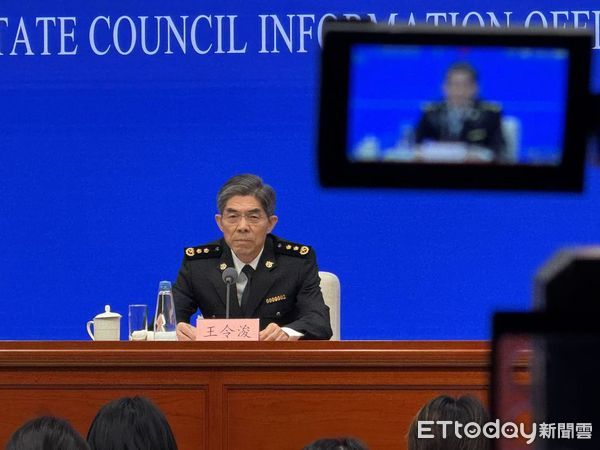 ▲▼ 大陸海關總署今（14）日舉行新聞發布會，介紹「2025 年一季度進出口情況」。        。（圖／記者任以芳攝）