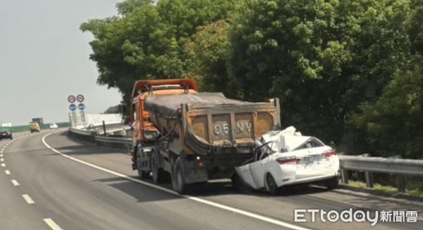 ▲▼國道三號車禍。（圖／民眾提供）