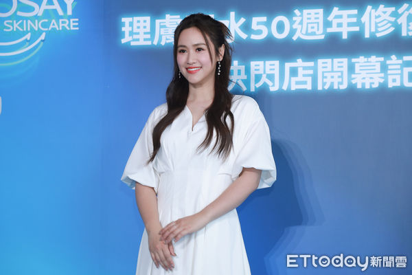 ▲▼吳姍儒，瑞瑪席丹X《 理膚寶水50週年修復SKIN LAB 》快閃店開幕記者會。（圖／記者周宸亘攝）