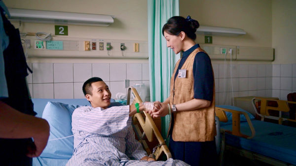 ▲黃鐙輝、李杏在大愛劇《九如一家人》飾演夫妻。（圖／大愛電視提供）