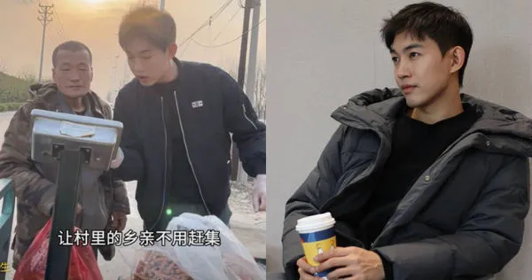 許鵬退出演藝圈，開啟擺攤生活。（圖／許鵬抖音）