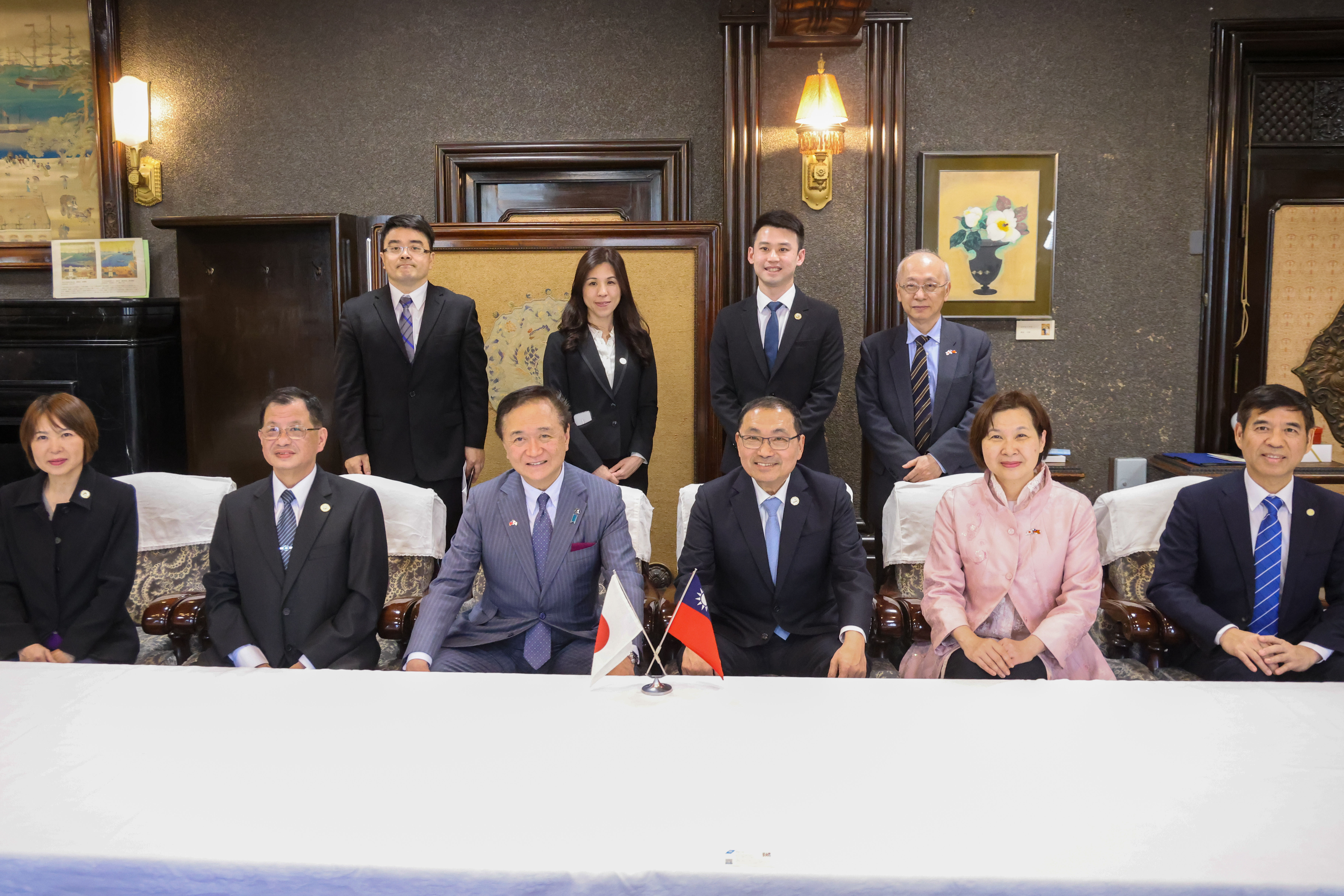 ▲侯友宜拜會神奈川黑岩知事。（圖／新北市新聞局提供）