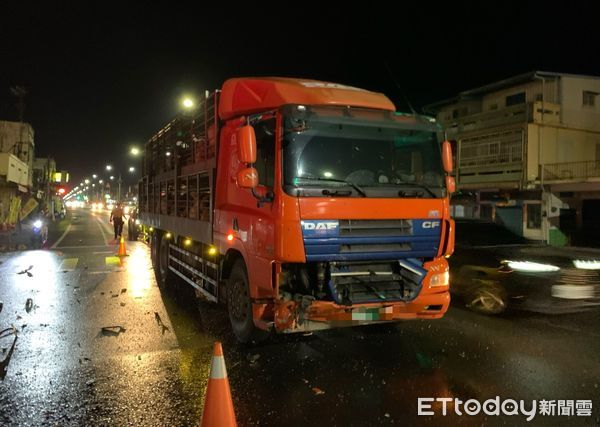▲枋山鄉443.2公里處發生交通事故          。（圖／記者陳崑福翻攝）