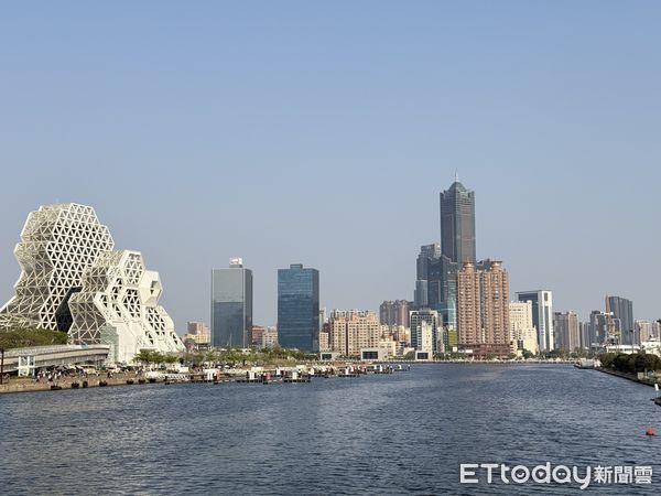 ▲高雄,高雄市景,高雄港景,高雄港,大港橋,85大樓,高雄流行音樂中心  。（圖／記者許宥孺攝）