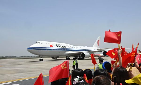 ▲▼ 習近平赴越南國事訪問2025.4.14          。（圖／翻攝 央視）