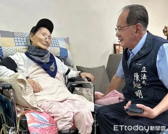 ▲苗栗縣最年長人瑞、立委陳超明媽媽陳林白菜，今天凌晨以110歲高齡辭世。（圖／翻攝陳超明臉書）