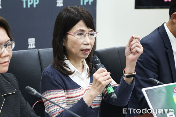 ▲民眾黨立委陳昭姿出席「民進黨窮到只剩共諜？」記者會。（圖／記者林敬旻攝）