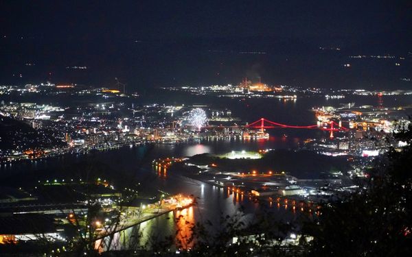 ▲▼皿倉山展望台。（圖／部落客Mika出走美食日誌授權提供）