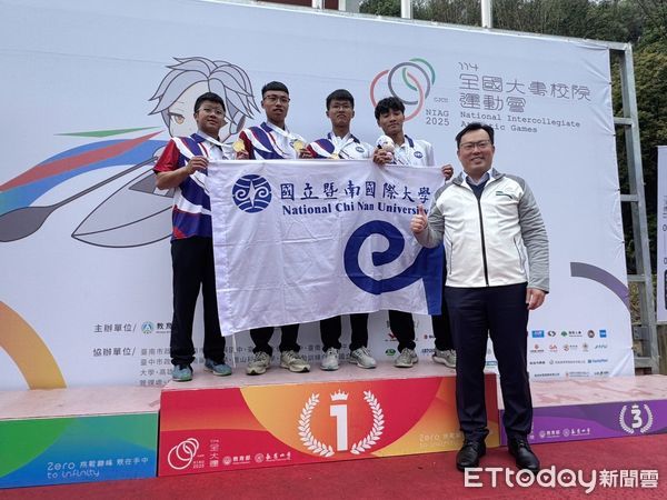 ▲全國大專校院運動會船艇競賽於日月潭登場，暨大選手奪下8金1銀成績。（圖／國立暨南國際大學提供）