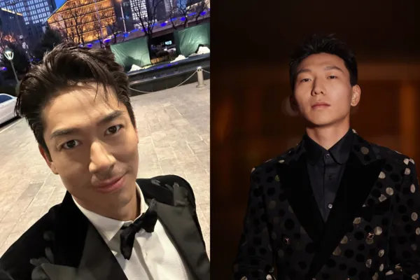 外送用▲▼AKIRA曝「前世羈絆」接待阿如那　淡妝林志玲甜笑同框。（圖／翻攝自AKIRA IG、阿如那微博）