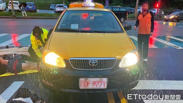 ▲基隆路口違規左轉撞傷行人 運將和解破局判罰12萬。（圖／記者郭世賢翻攝）