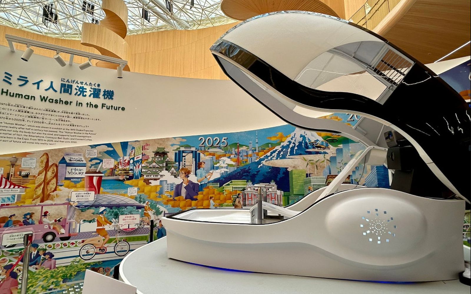 奈米氣泡免肥皂！AI洗澡機空降大阪萬博　家用版開發逼近完成