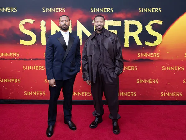 ▲麥可·B·喬丹、傑克歐康納、海莉史坦菲德、烏米馬薩庫《罪人》紐約首映會。（圖／華納提供）