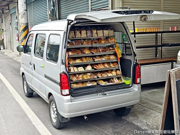 ▲▼歐咪呀給手感烘焙》桃園麵包童年回憶時代的眼淚麵包車八德麵包推薦外帶。（圖／部落客Darren蘋果樹旅遊玩樂誌授權提供）