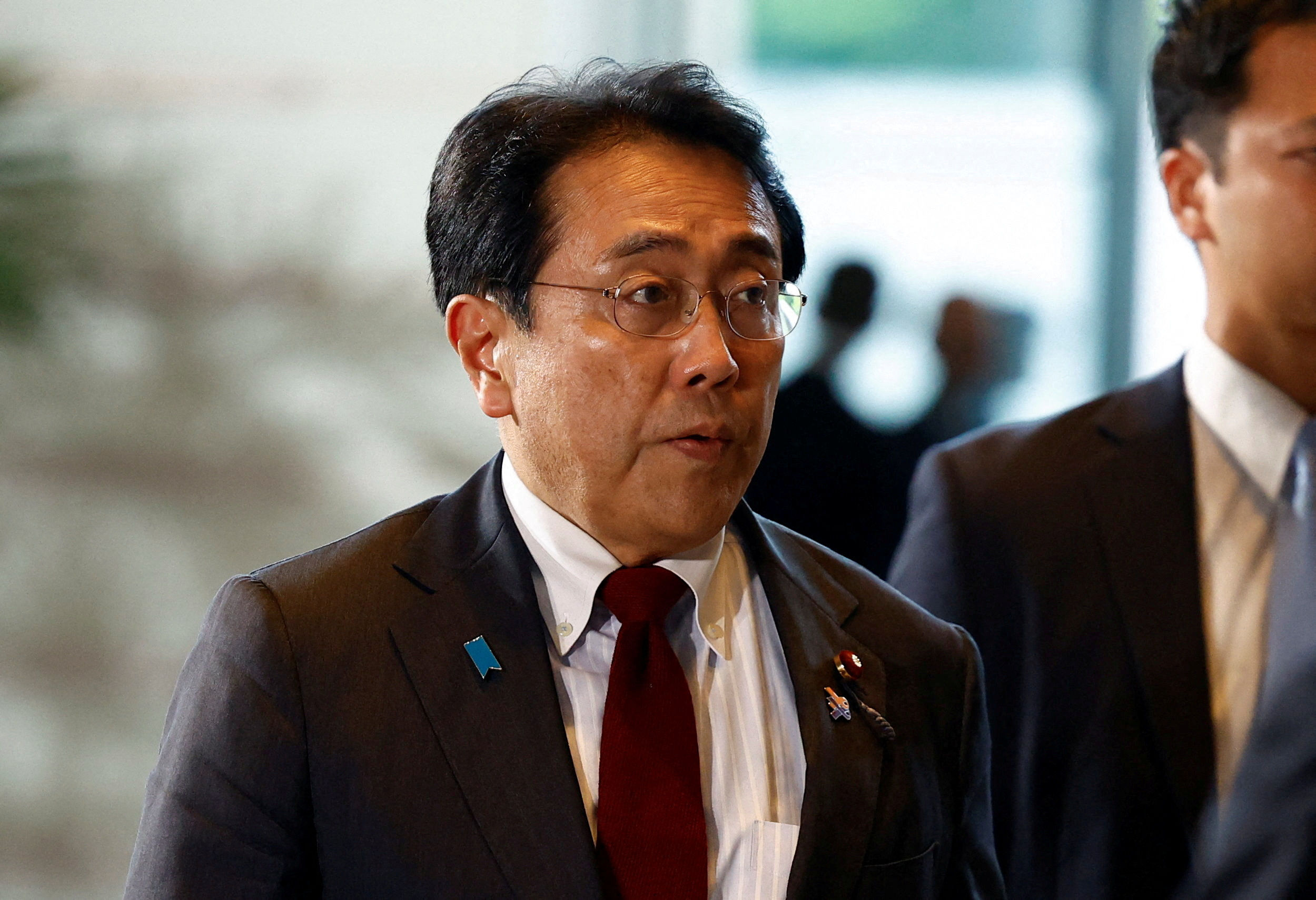 ▲▼日本經濟再生擔當大臣赤澤亮正。（圖／路透）